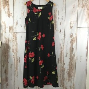 Studio I Sleeveless Poppy Floral Dress Size 16